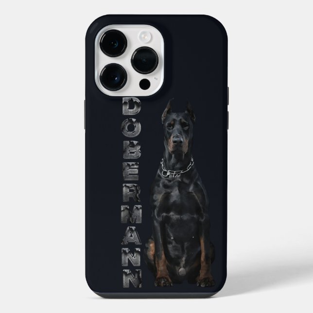 Coque iPhone Pinscher Doberman    (Verso)