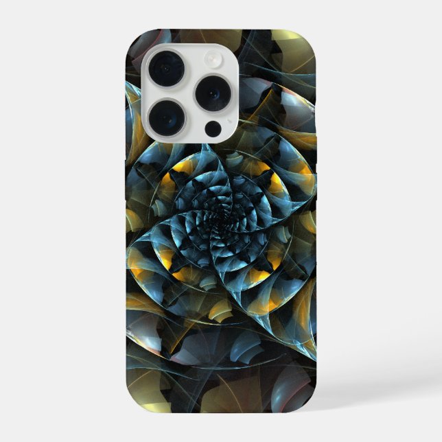 Coque iPhone Pinwheel Art Abstrait (Verso)