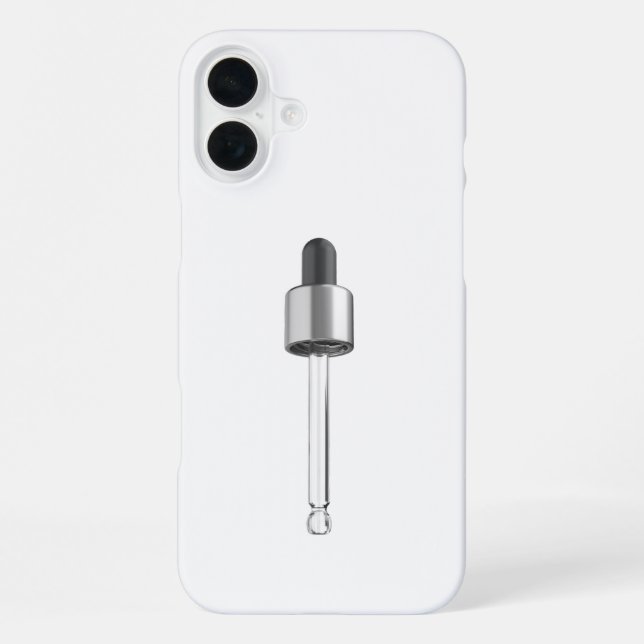 Coque iPhone Pipette compte-gouttes vide (Verso)