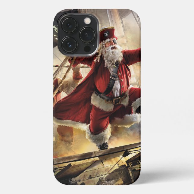 Coque iPhone Pirate Père Noël (Verso)