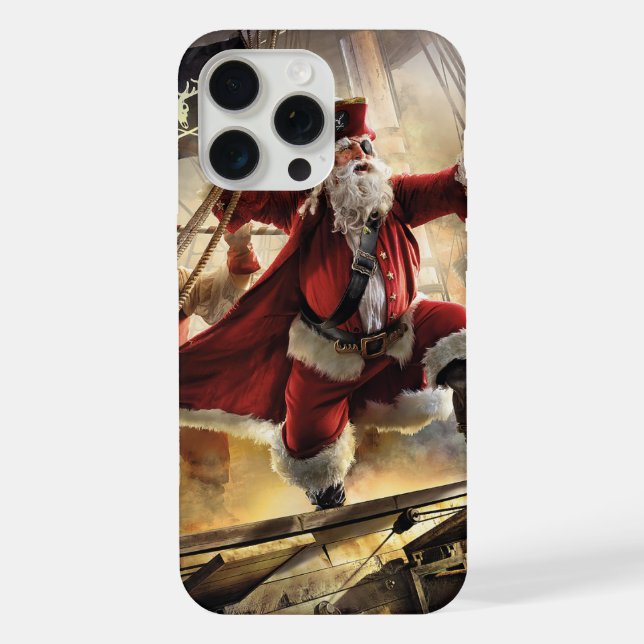 Coque iPhone Pirate Père Noël (Verso)