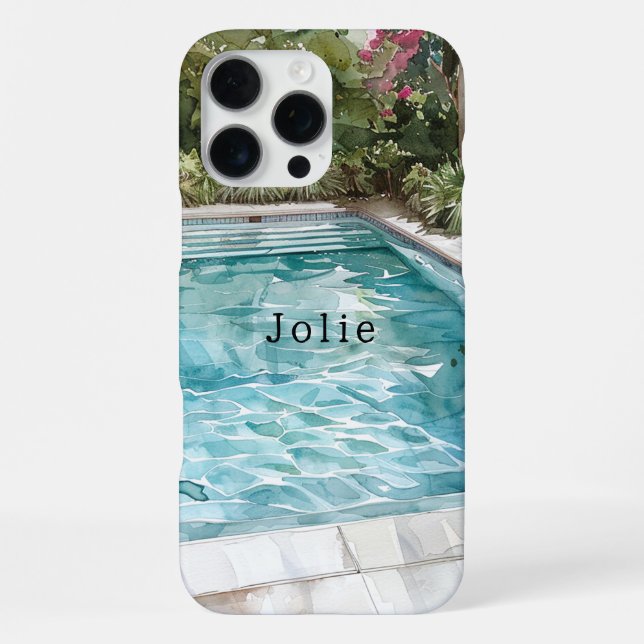 Coque iPhone Piscine (Verso)