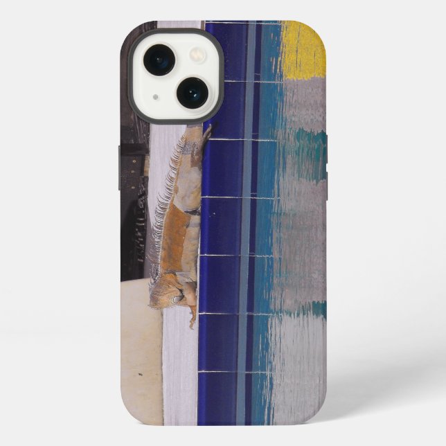 Coque iPhone Piscine de l'Iguana (Verso)