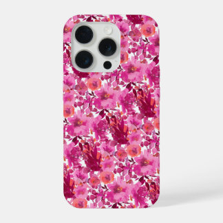 Coque iPhone 15 Pro PixDezines H2 Fleurs d'Été Teintes Vives
