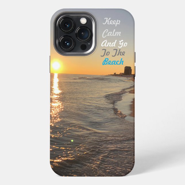 Coque iPhone Plage (Verso)