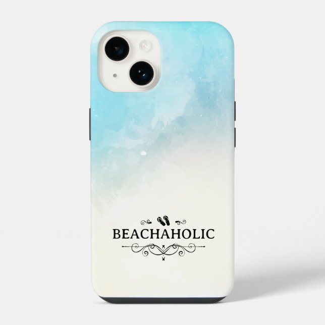 Coque iPhone Plage Beachaholic (Verso)