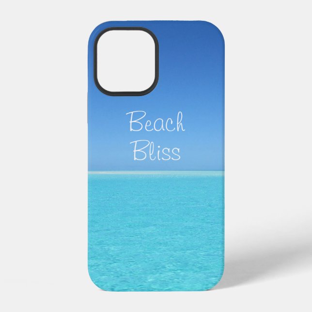 Coque iPhone Plage Bliss Beach Scène (Verso)