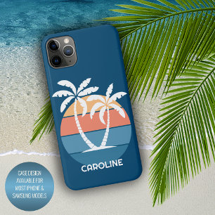 Coque iPhone 16 Pro Max Plage de l'île tropicale sur mesure Océan Coucher