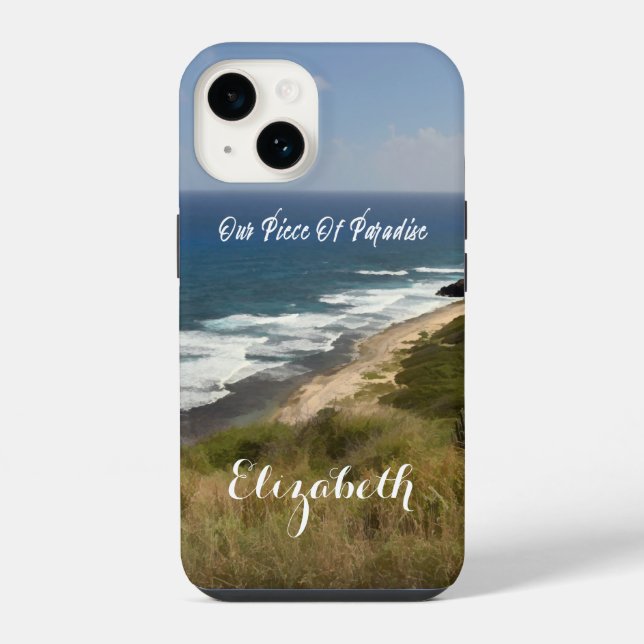 Coque iPhone Plage de mer océanique tropicale Nature (Verso)