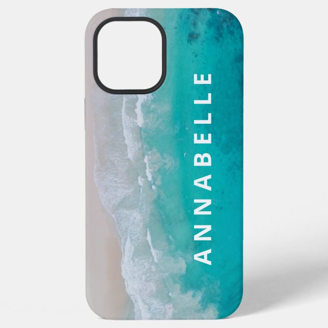 Coque iPhone plage de sable tropical océan grad classe de (Verso)