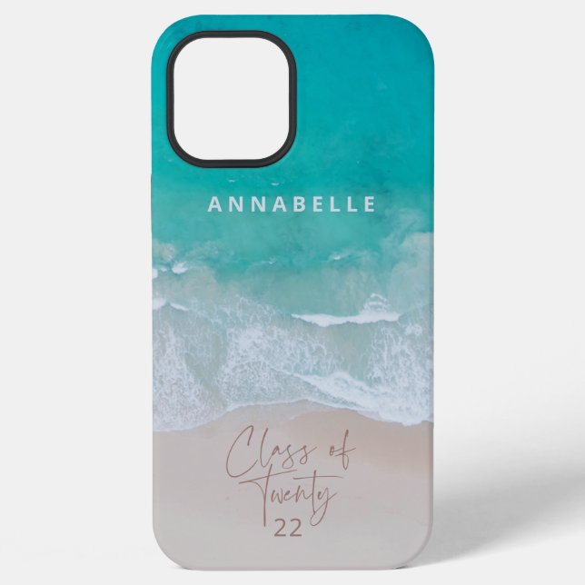 Coque iPhone plage de sable tropical océan grad classe de (Verso)