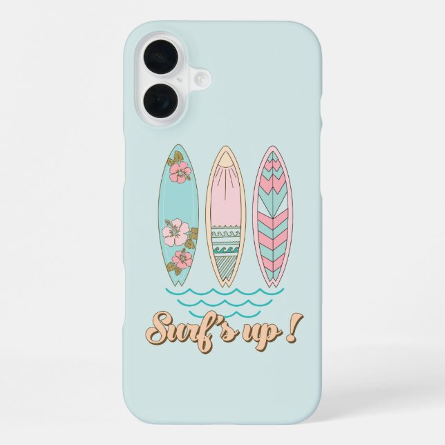 Coque iPhone Plage de surf (Verso)