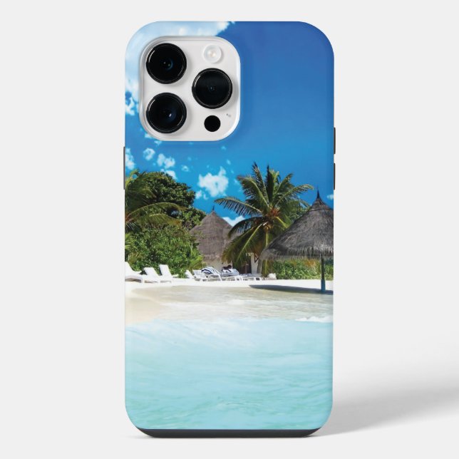 Coque iPhone Plage exotique  (Verso)