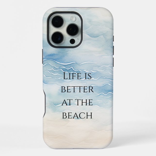 Coque iPhone Plage Océanique Côtière   (Verso)