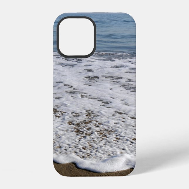 Coque iPhone Plage/Sable/Vagues (Verso)