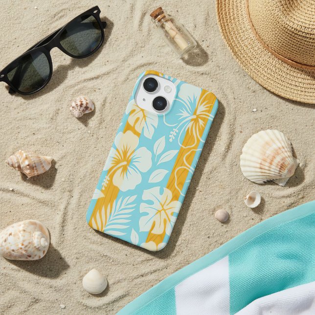 Coque iPhone Plage Tropical Blue Hawaiin (coastal beach phone case)