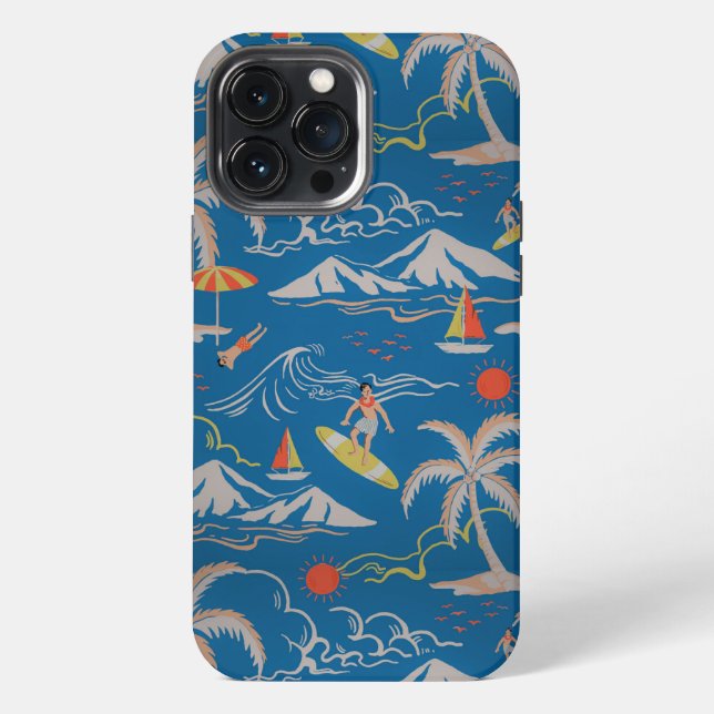 Coque iPhone Plage tropicale (Verso)