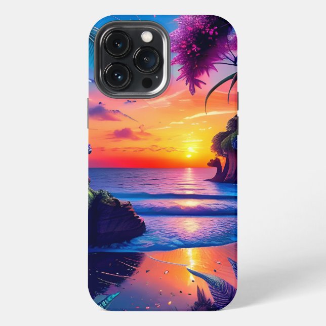 Coque iPhone Plage Tropicale Fantastique Deux (Verso)