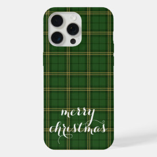 Coque iPhone 15 Pro Max Plaid Classique Joyeux Noël Festif -