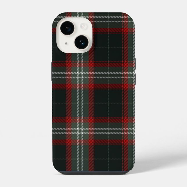 Coque iPhone Plaid de Noël Cosy (Verso)