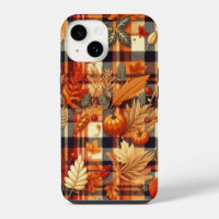 Plaids d'automne citrouille Maple Feuille