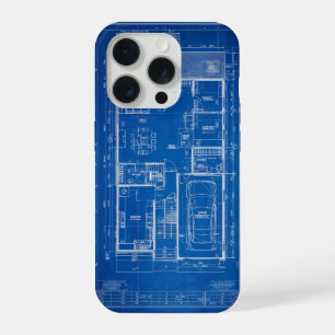 Coque iPhone 15 Pro Plan d'étage de maison de conception de plan archi