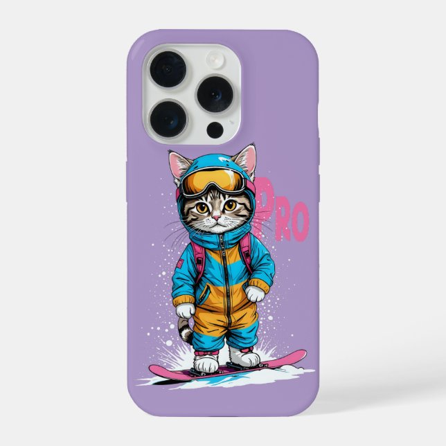 Coque iPhone Planche à neige Pro (Verso)