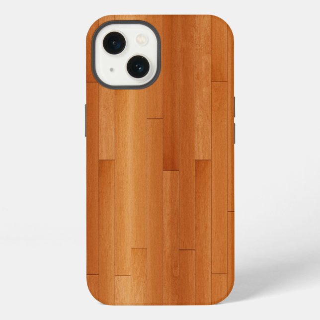 Coque iPhone Plancher de bois franc (Verso)