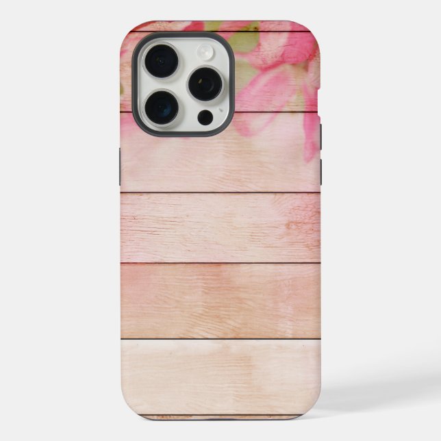 Coque iPhone planches de bois (Verso)