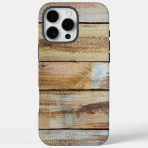 Coque iPhone 16 Pro Max Planches de bois patiné vintage