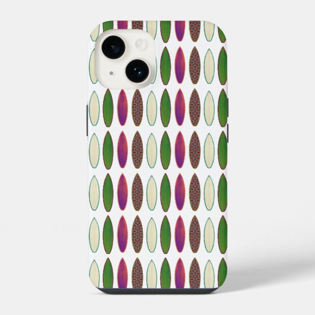 Coque iPhone planches de surf motif cool (Verso)