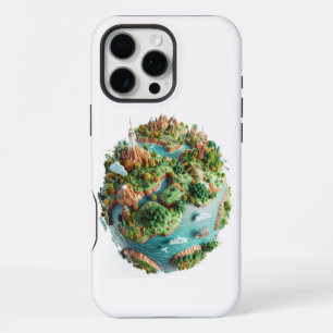 Coque iPhone 16 Pro Max Planète de dessin animé