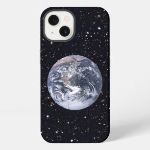 Etui iPhone 13 Planète Terre Ciel étoilé