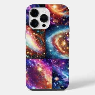 Coque Pour Pour iPhone 14 Pro Max Planète violette cosmique planète galactique colla