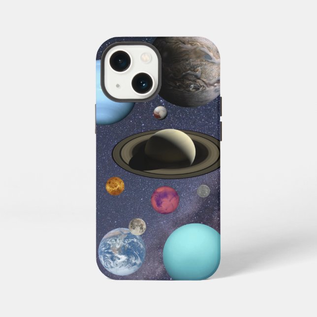 Coque iPhone Planètes du système solaire (Verso)