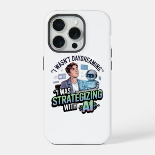 Coque iPhone 15 Pro Planification stratégique avec l'IA – Slogan de rê