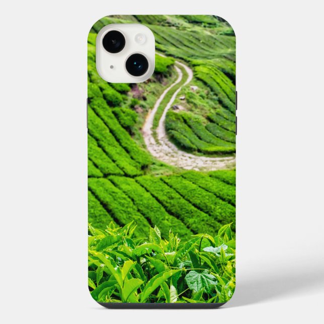 Coque iPhone Plantation de thé des Cameron Highlands (Verso)