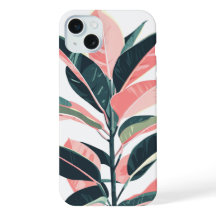 Plante Caoutchouc – Illustration Nature Minimalist