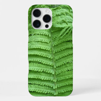 Coque iPhone 16 Pro Max Plante de fougère à texture verte
