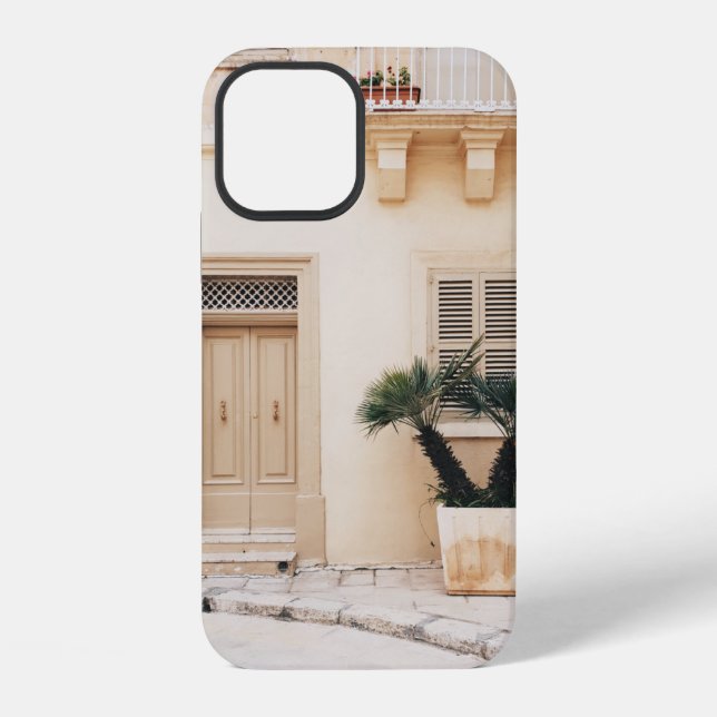 Coque iPhone Plante Potter près de maison en béton (Verso)