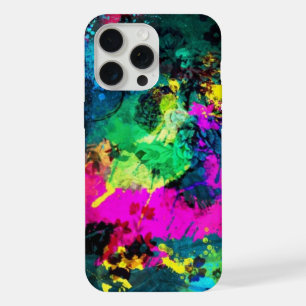 Coque iPhone 15 Pro Max plaque de peinture colorée