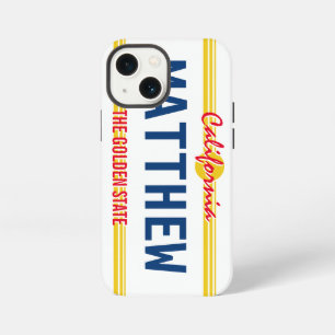 Etui iPhone 13 Mini Plaque d'immatriculation Californie rétro style no