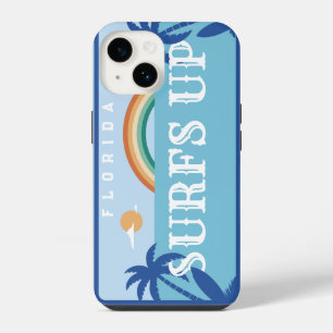 COQUE POUR iPhone 14 PLAQUE D'IMMATRICULATION SURFS UP FLORIDE PERSONNA