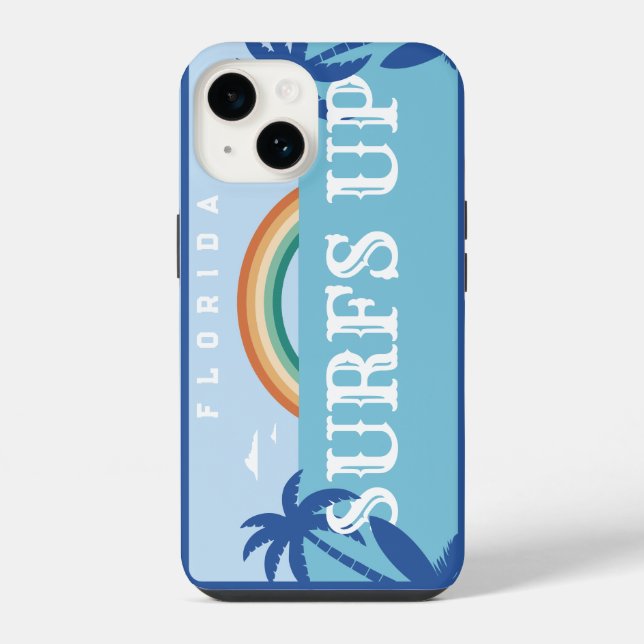 COQUE iPhone PLAQUE D'IMMATRICULATION SURFS UP FLORIDE PERSONNA (Verso)