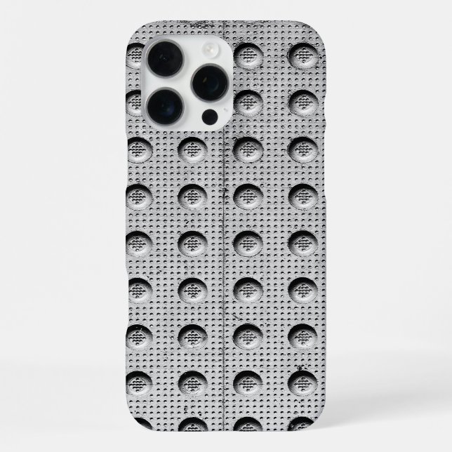 Coque iPhone Plaque métallique (Verso)