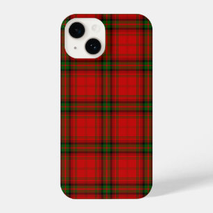 Coque Pour iPhone 14 Plaque rouge vert tartan MacDougall