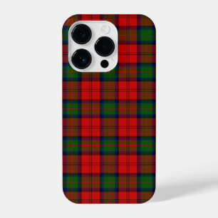 Coque Pour iPhone 14 Plus Plaque vert rouge tartan MacDuff