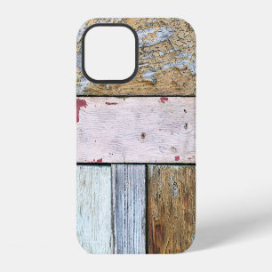 Coque iPhone 12 Plaques en bois patinées