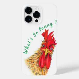 Coque Pour Pour iPhone 14 Pro Max Playful Surpris Rooster Funny