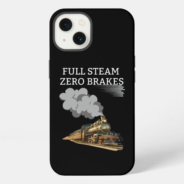 Coque iPhone Plein Vapeur Zéro Frein (Verso)